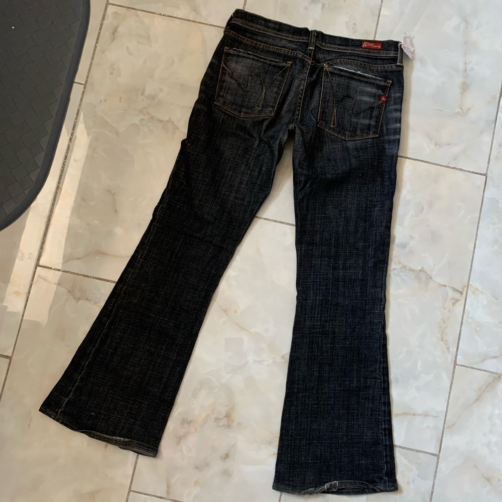Citizens Of Humanity Dark Wash Flare Jeans - Picture 5 of 7